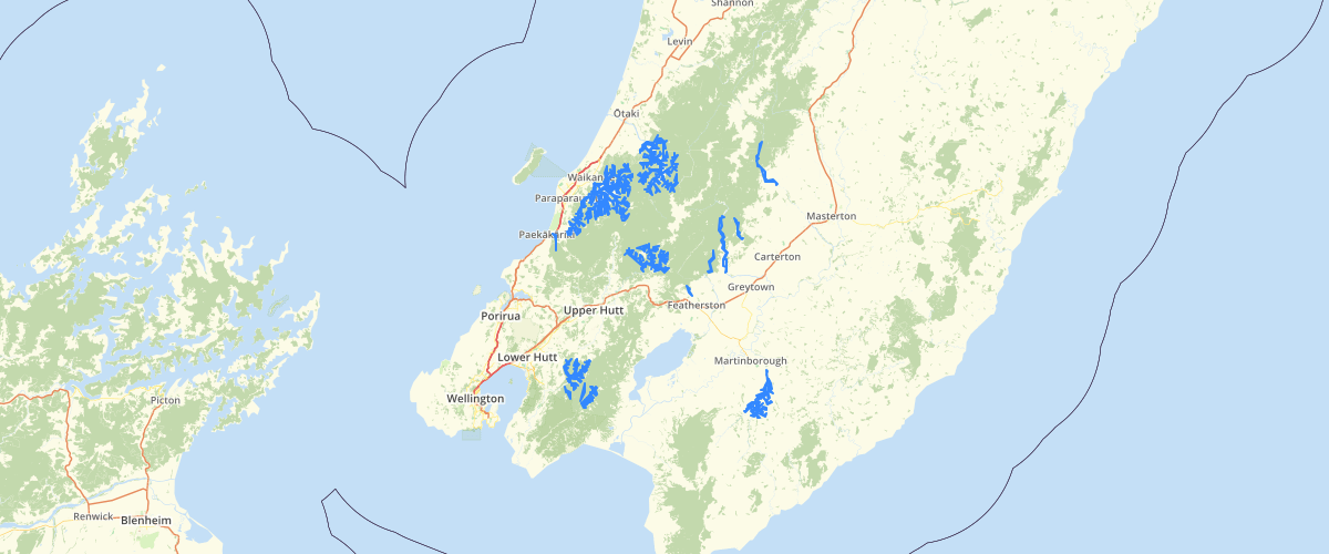 Wellington Regional Council NRP Schedule M2 Drinking Goundwater Protection Areas